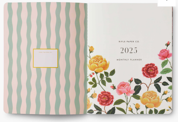 2025 Appointment Notebook - Roses