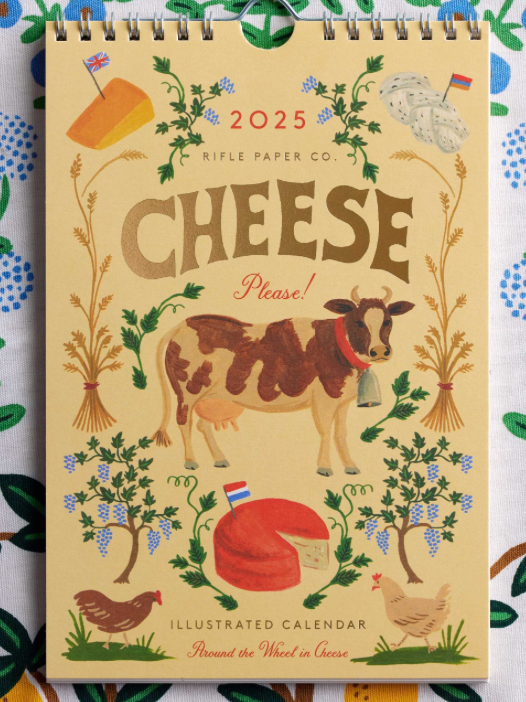 2025 Kitchen Calendar - Cheese