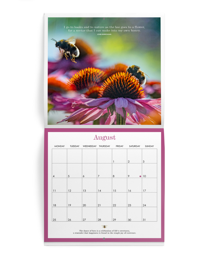 Bee 2025 Wall Calendar