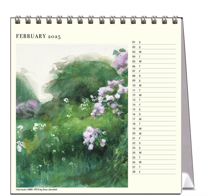 Hello Sunday 2025 Desk Calendar - Seasonal Gardens