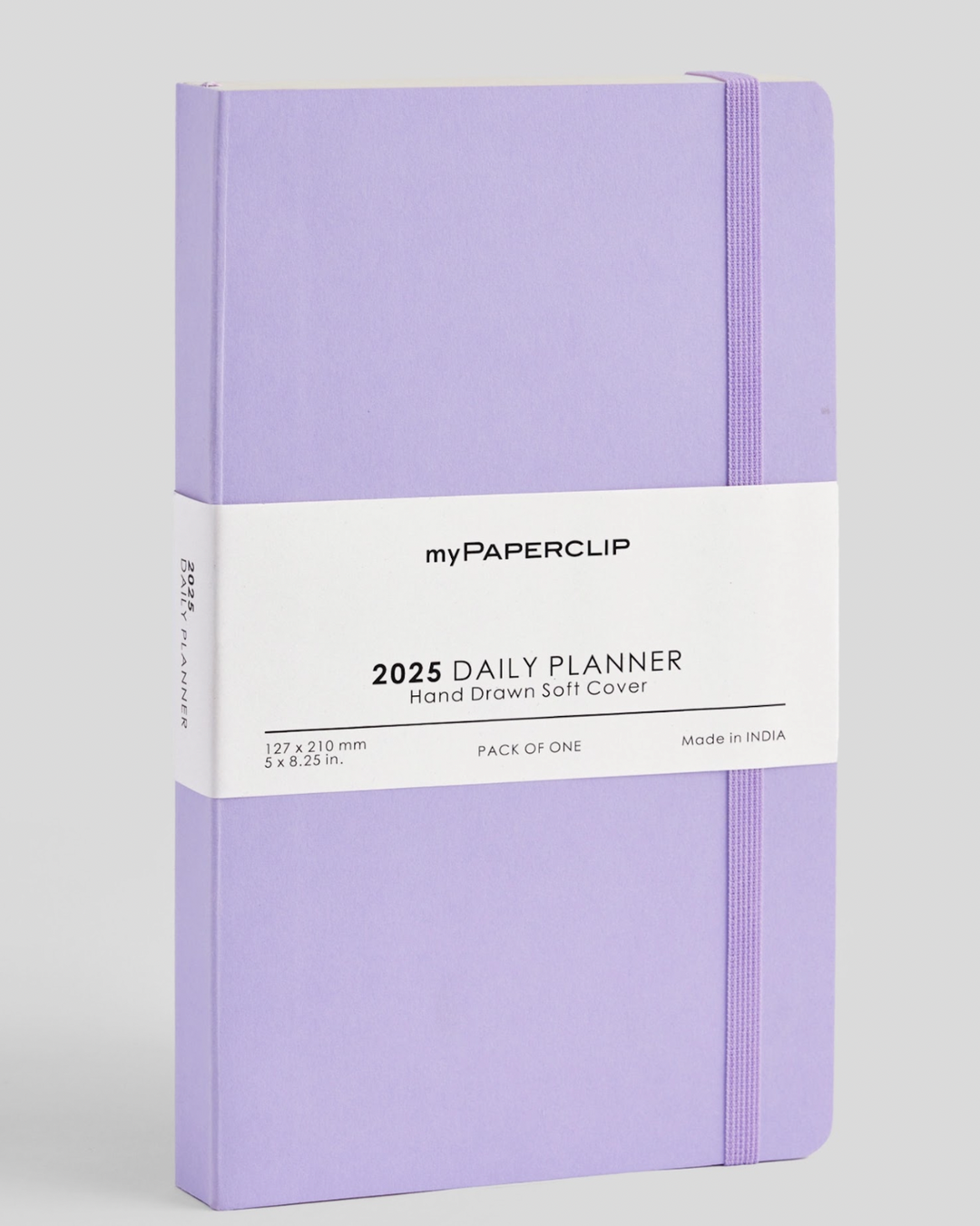 MyPaperclip 2025 Soft Cover Daily Diary - Lilac