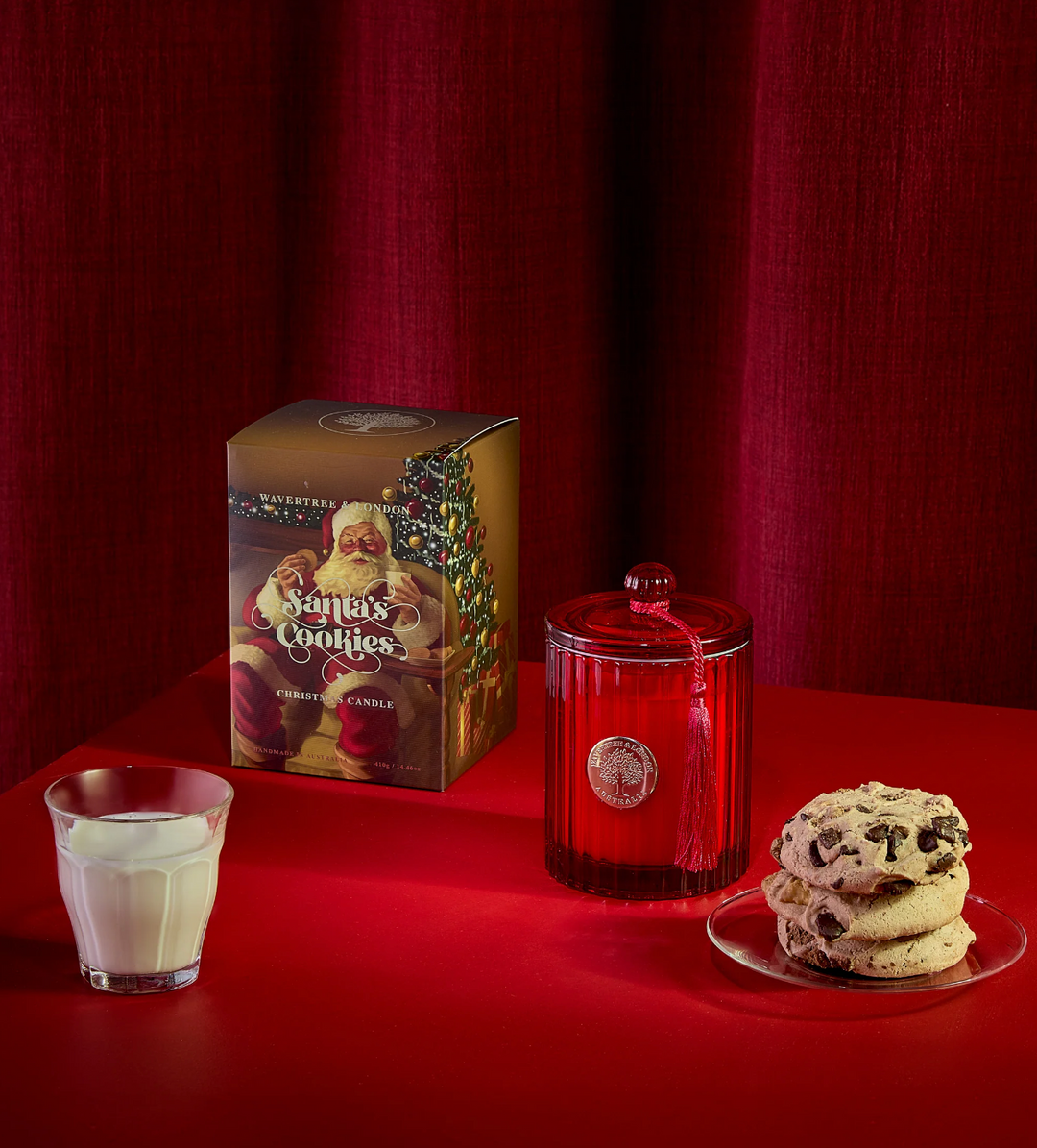 Double Wick Christmas Candle - Santa's Cookie