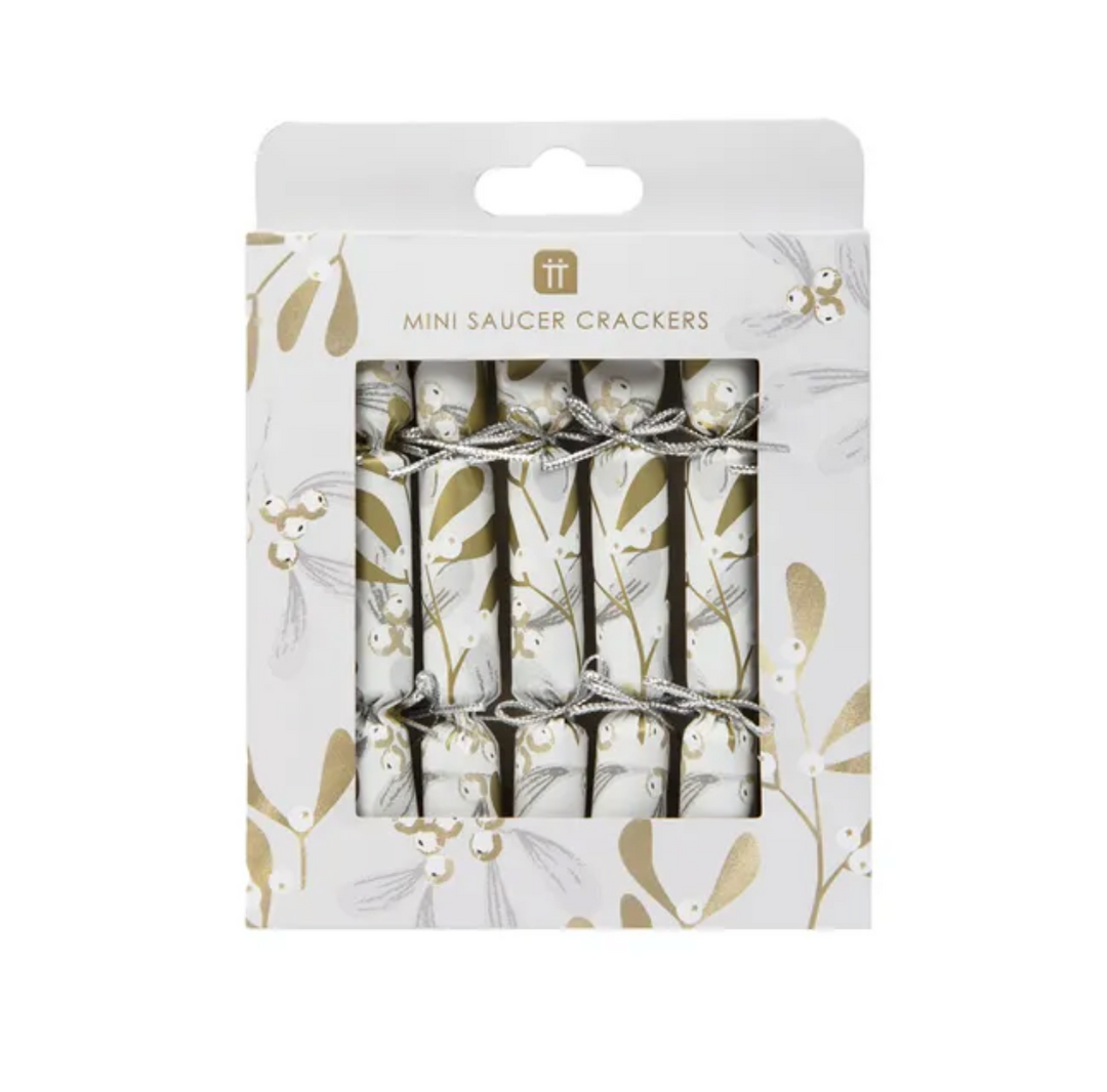 Paperie Mini Cracker - Botanical Mistletoe