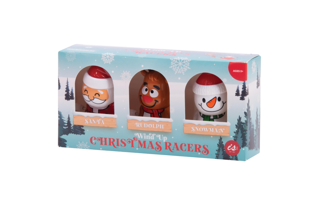 Wind Up Christmas Racers (Set of 3)