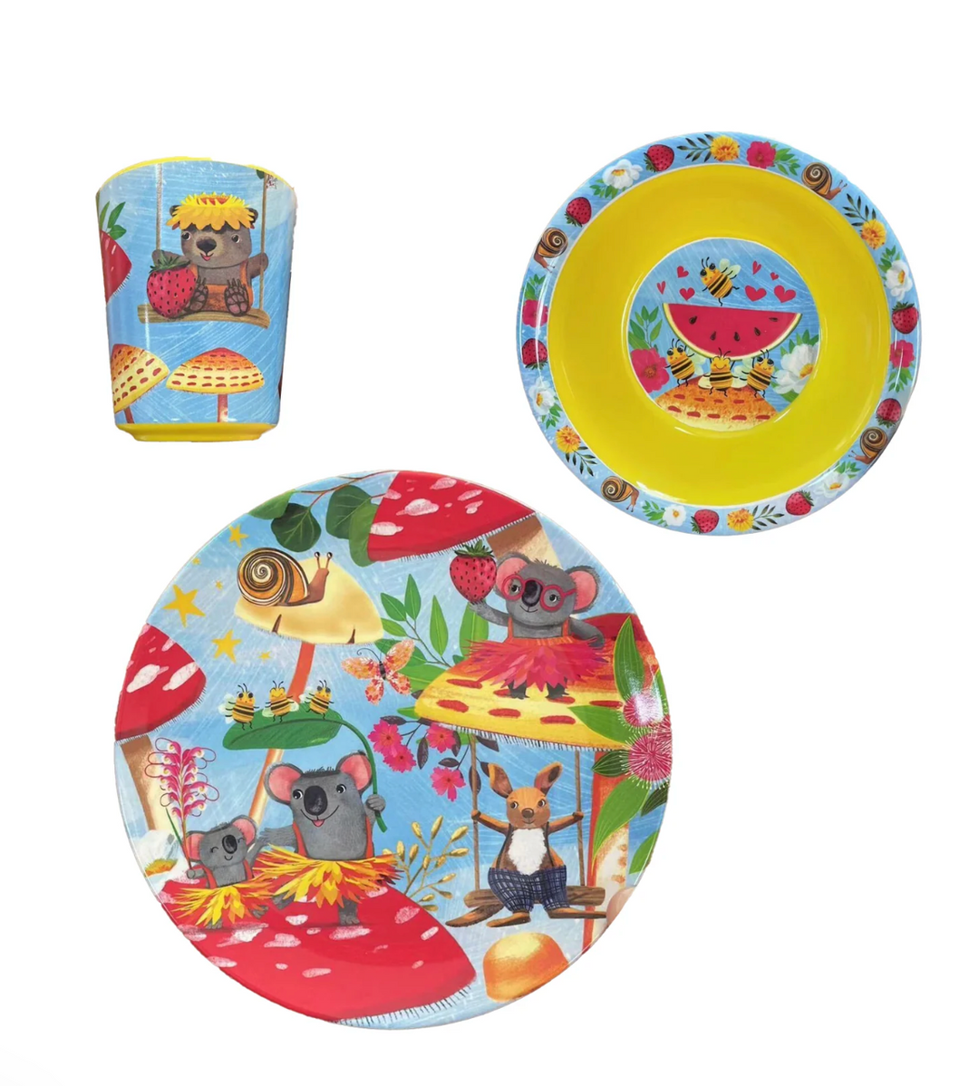 La La Land Children's Dinner Set - Bush Party