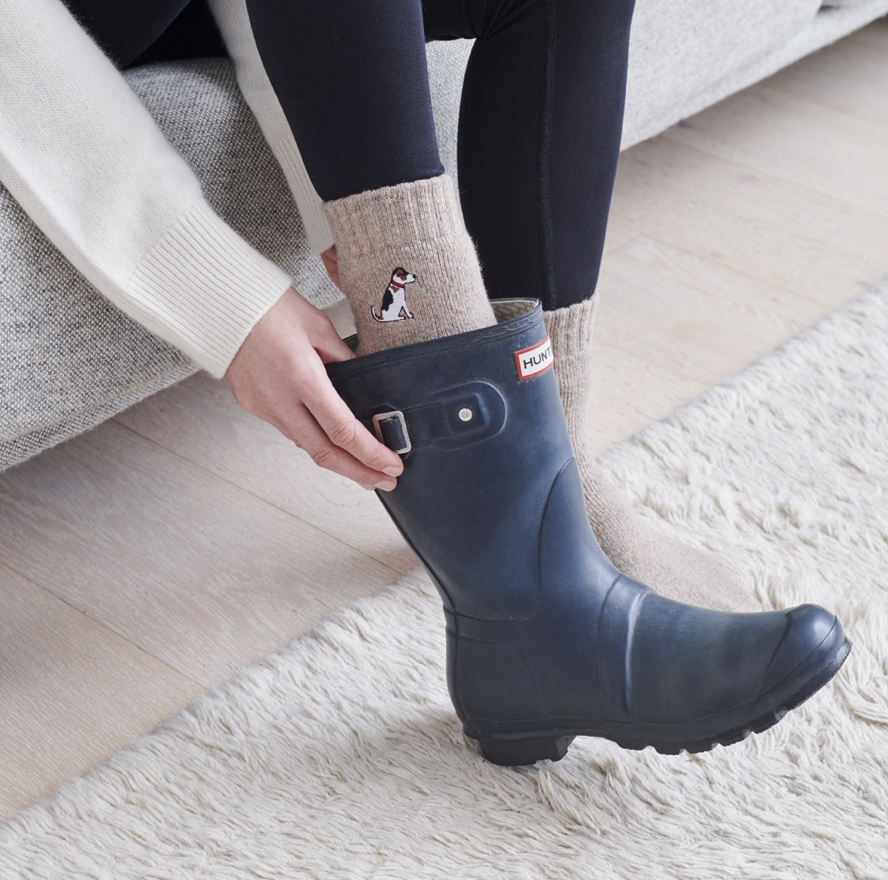 Sweet William Wool Socks - Jack Russell