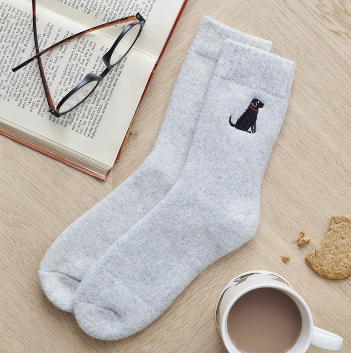 Sweet William Wool Socks - Black Labrador