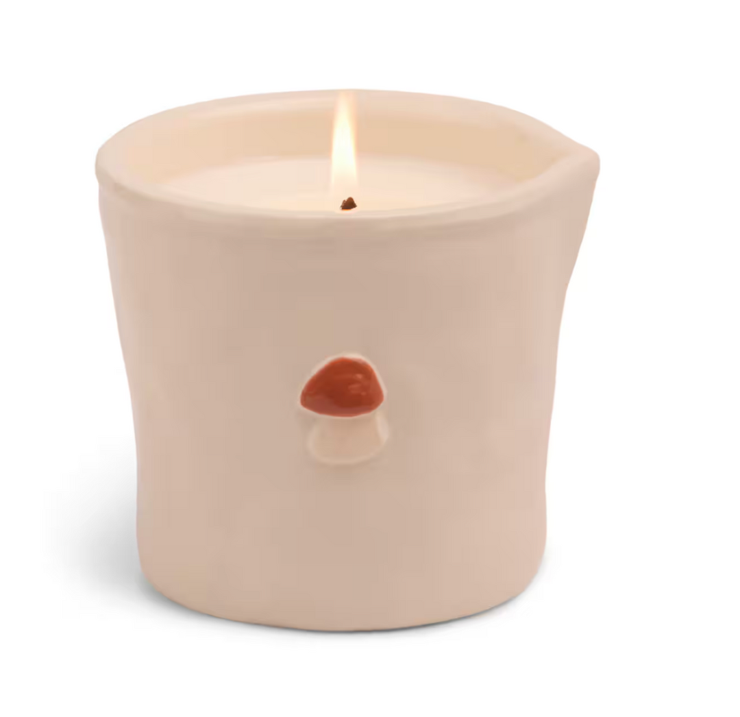 Bistro Ceramic Candle Wild Mushroom - Pepper & Patchouli