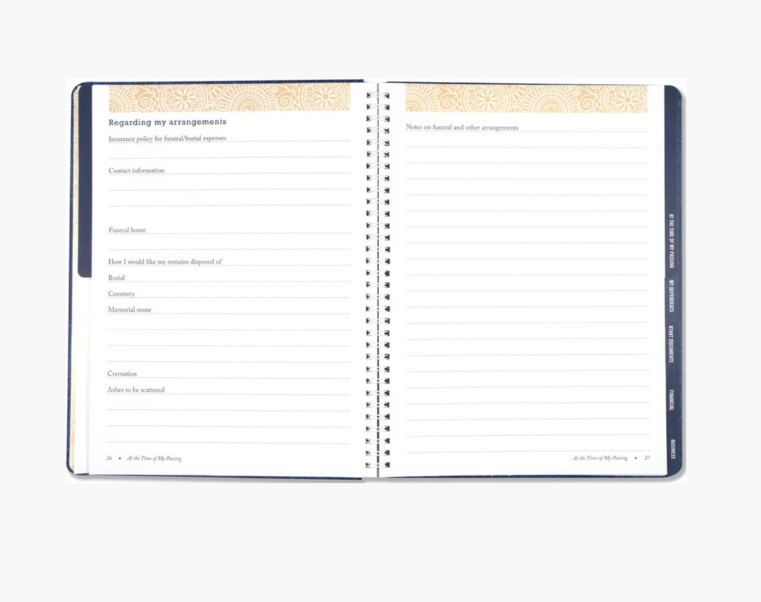 Peace of Mind Planner