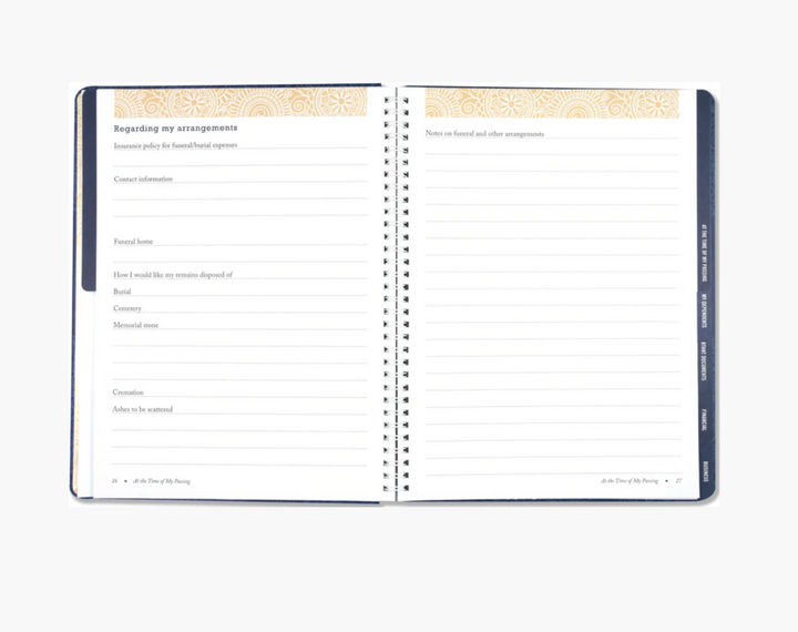 Peace of Mind Planner