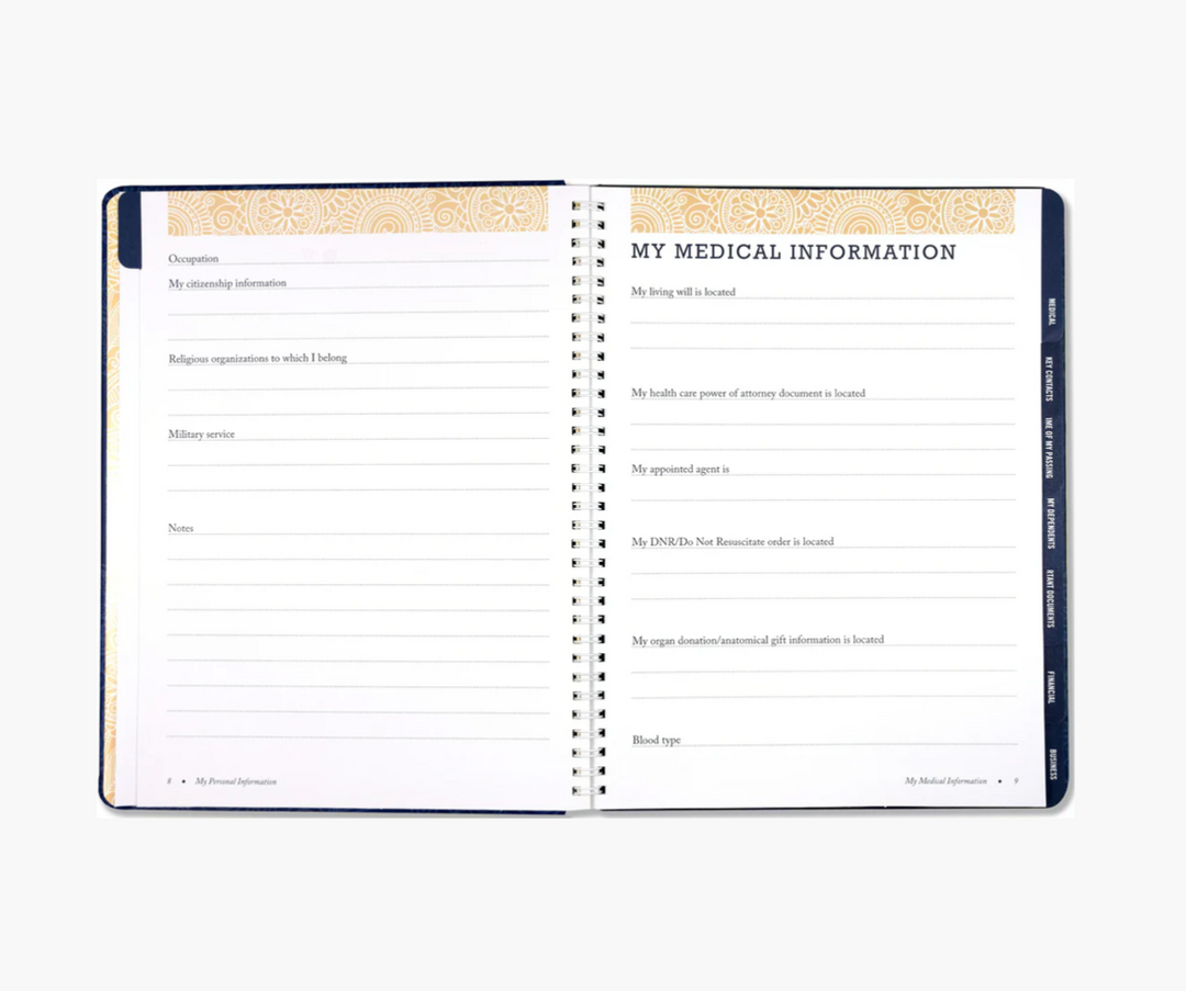 Peace of Mind Planner