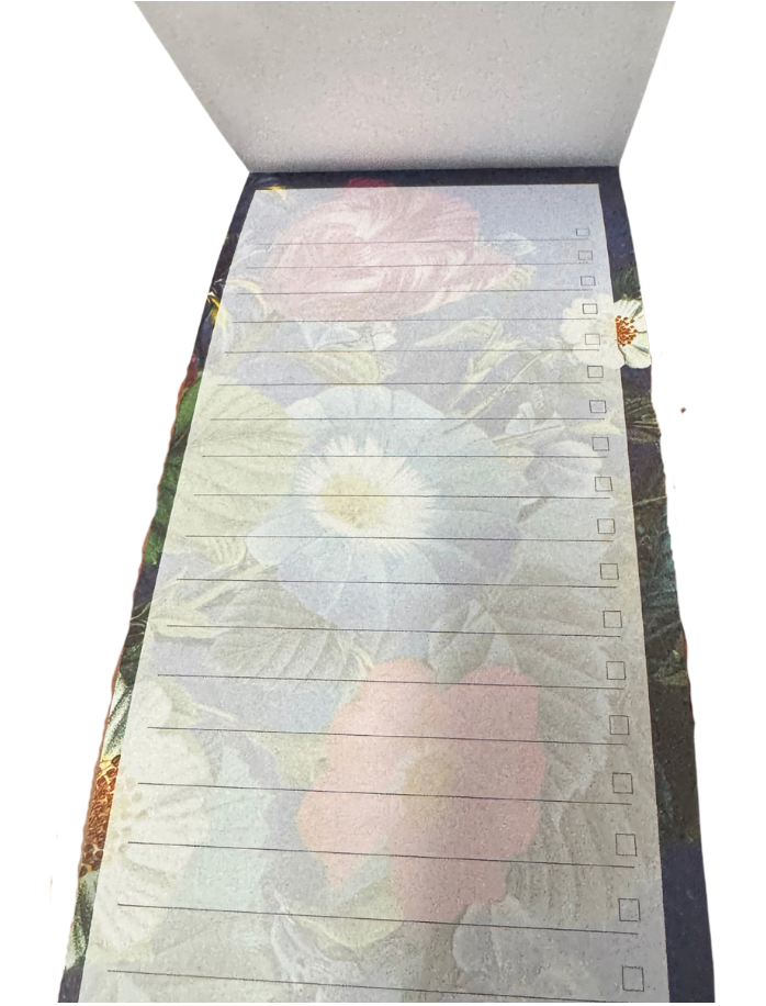 William Morris Magnetic List Pad -  The Botanist Collection