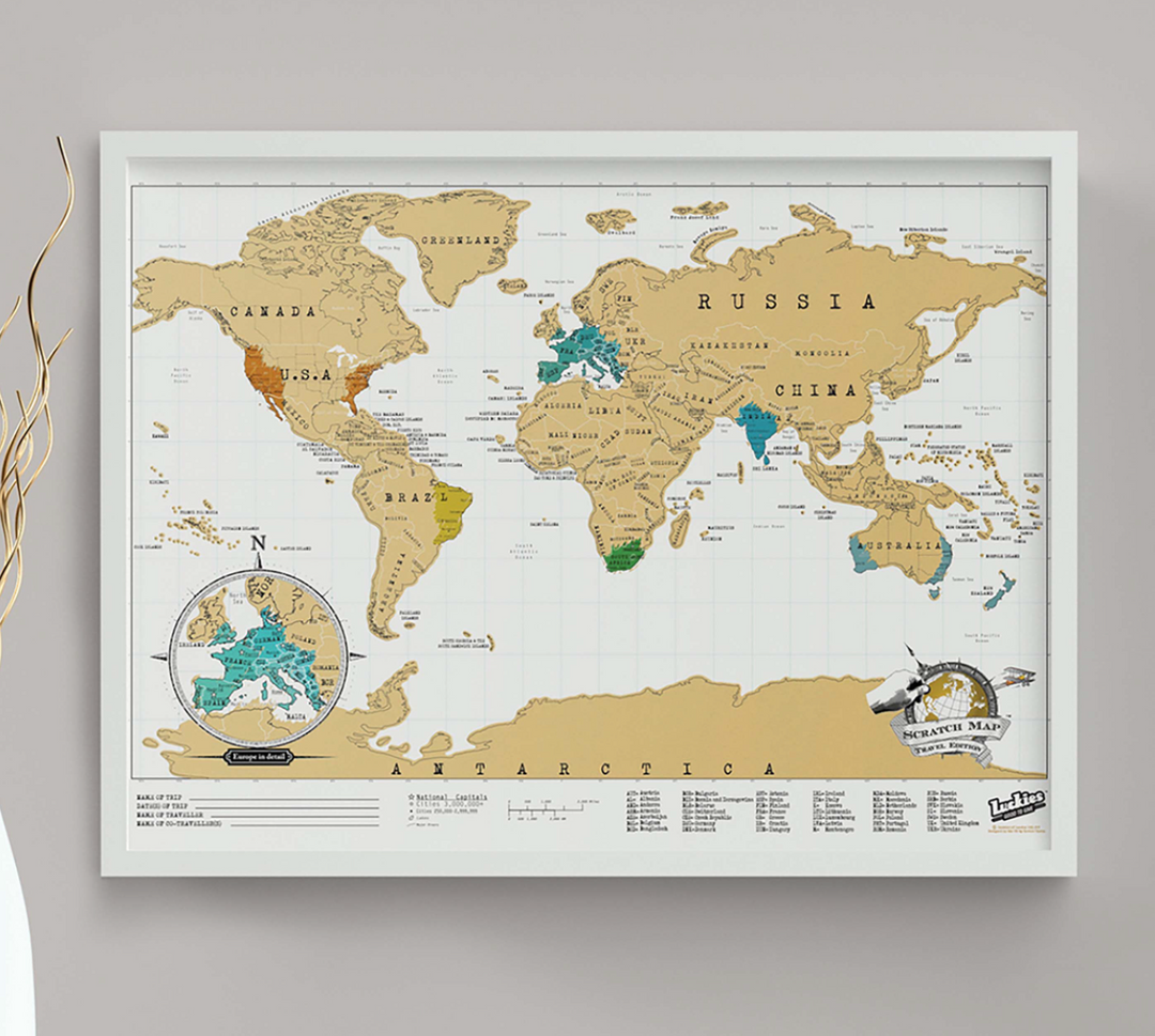 Scratch Map Travel Edition