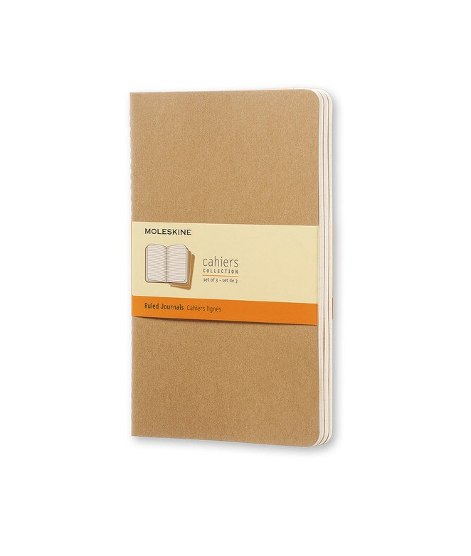 Moleskine Large Cahier Notebook Set of 3