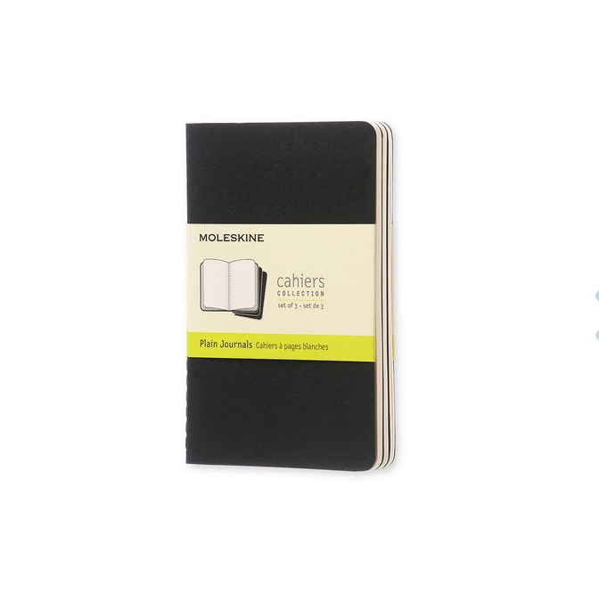 Moleskine Pocket Cahier Notebook Set of 3