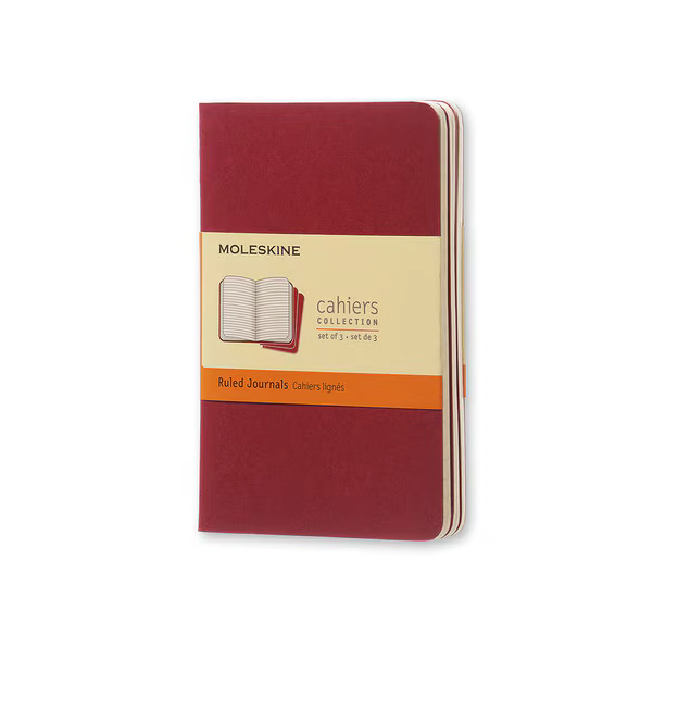 Moleskine Pocket Cahier Notebook Set of 3