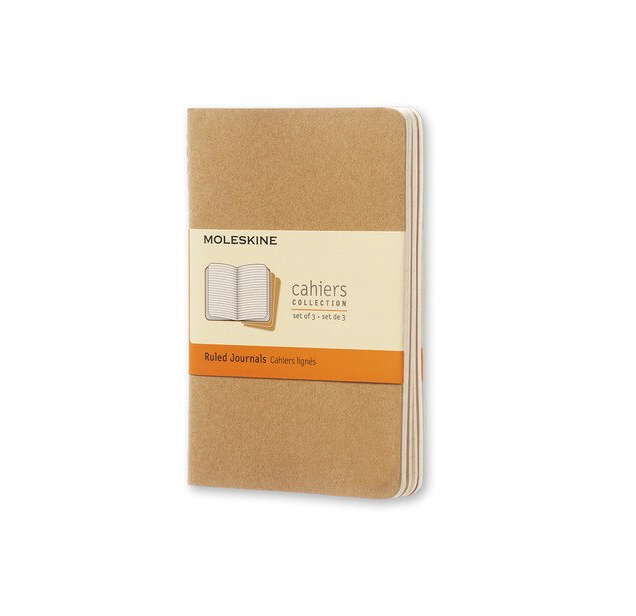 Moleskine Pocket Cahier Notebook Set of 3