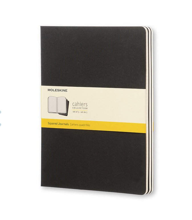 Moleskine Extra Large Cahier Notebook Set of 3