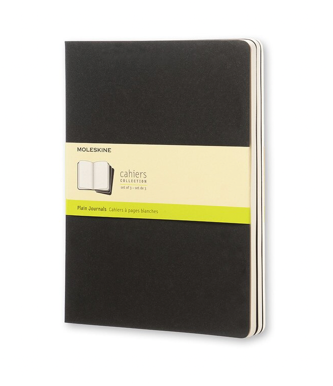 Moleskine Extra Large Cahier Notebook Set of 3