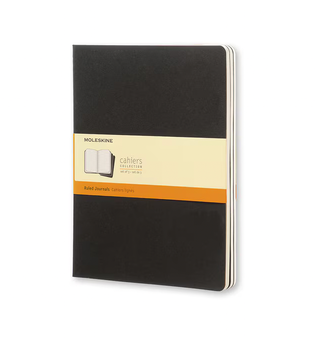 Moleskine Extra Large Cahier Notebook Set of 3