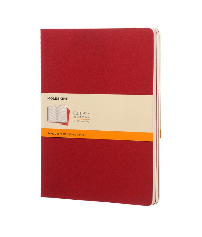 Moleskine Extra Large Cahier Notebook Set of 3