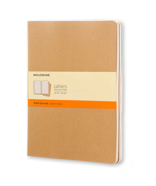 Moleskine Extra Large Cahier Notebook Set of 3