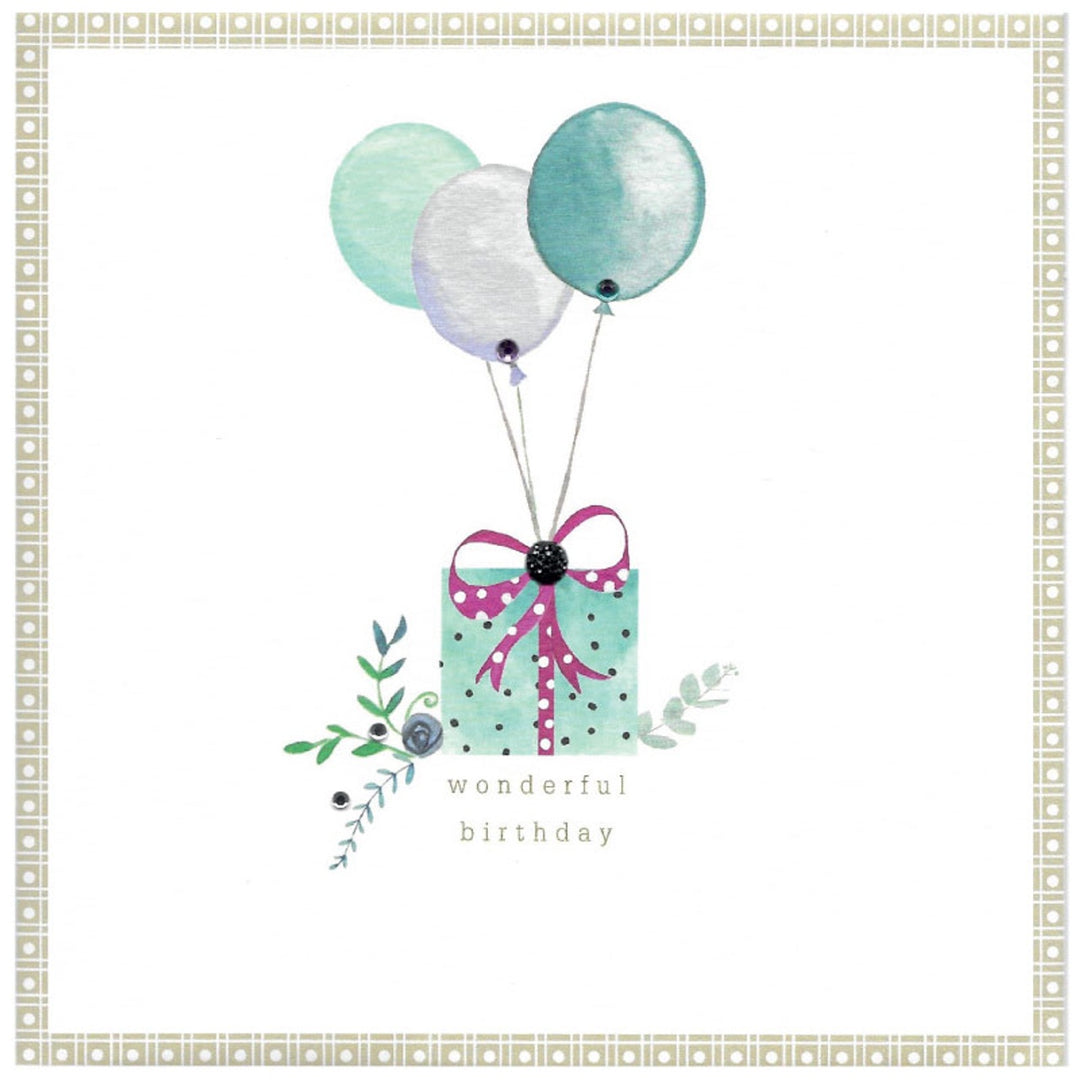 Card - HB - Present Balloons