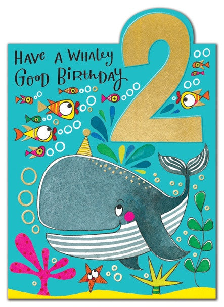 Tiptoes Card - 2nd Whale