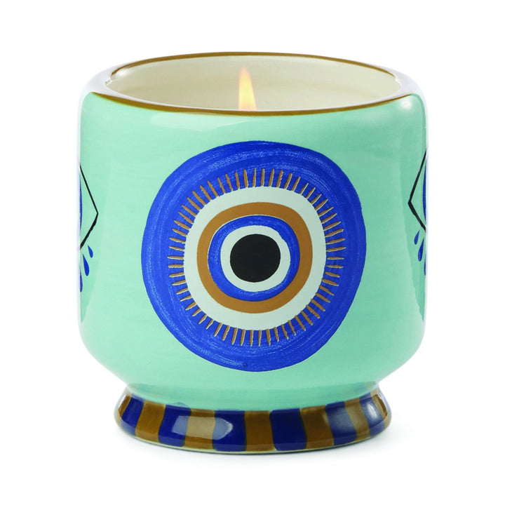 Paddywax 8oz Ceramic Candle Eye - Incense & Smoke