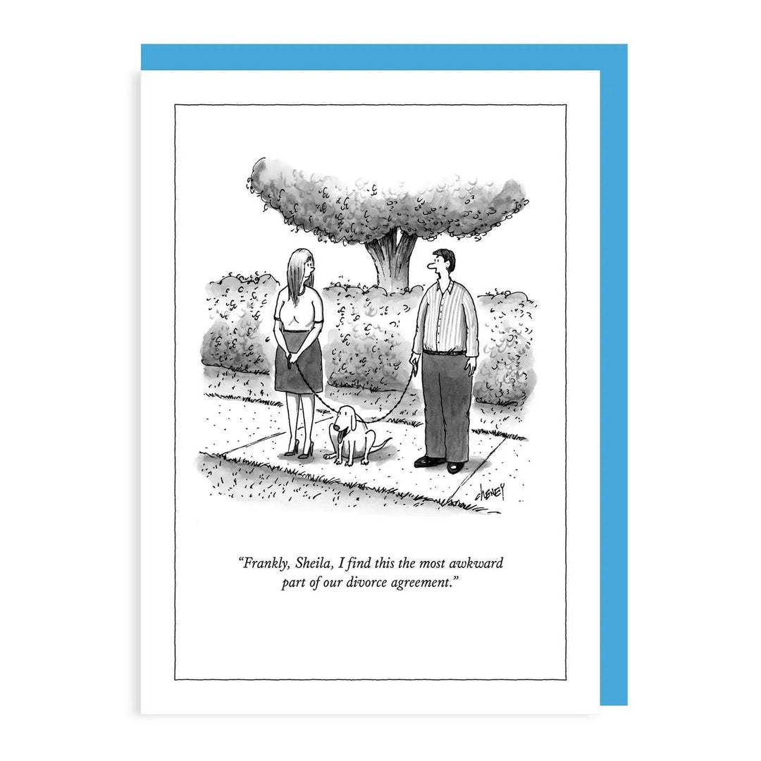 The New Yorker Card - Divorce Agreement