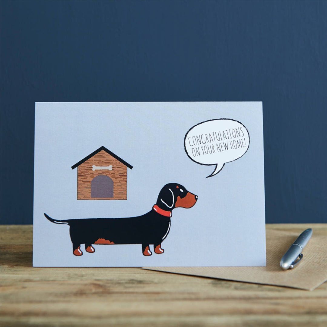 Card – Dachshund New Home