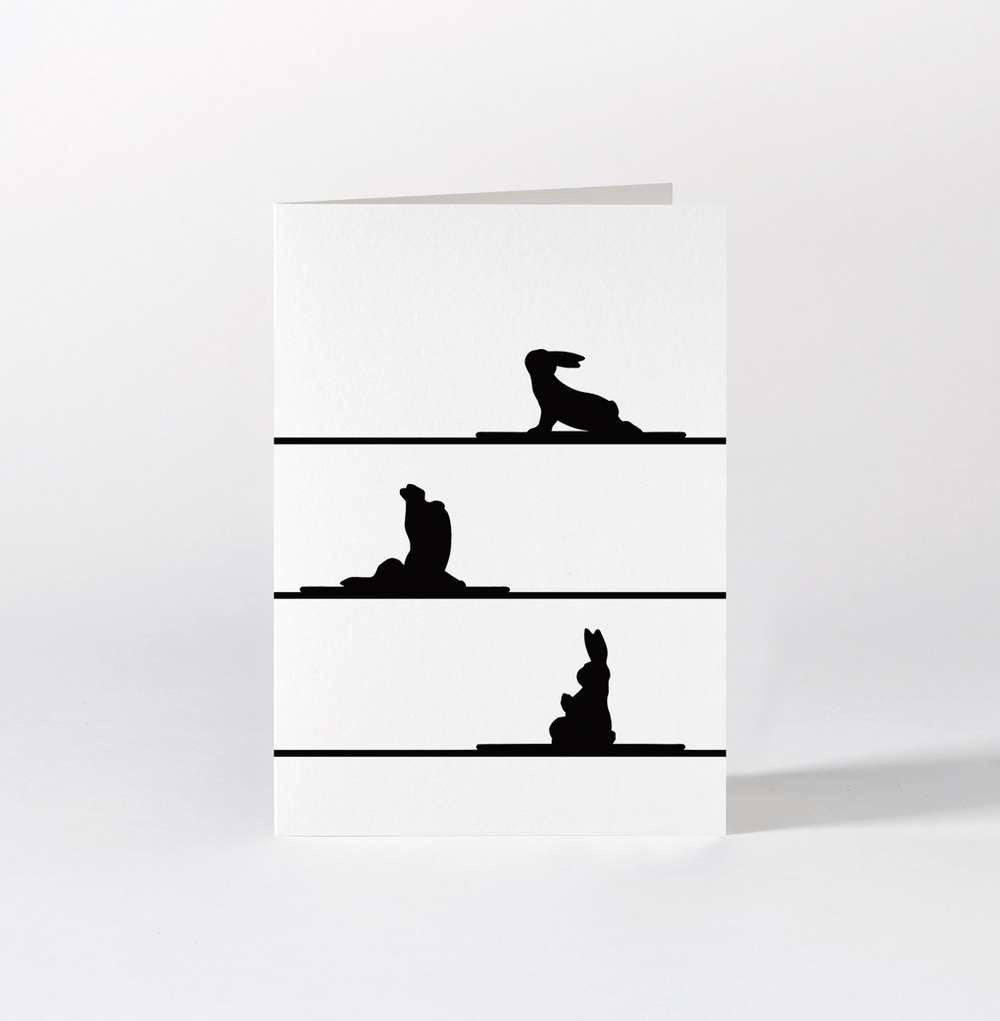 HamMade Card - Yoga Rabbit